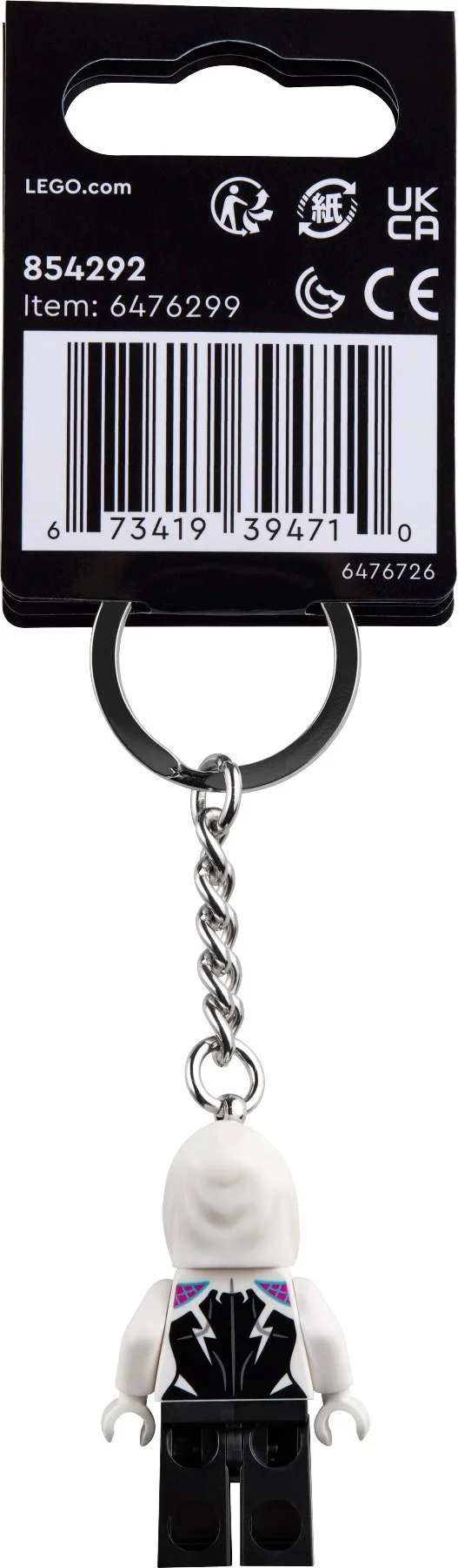 Ghost spider key button 乐高 LEGO 854292 image 2