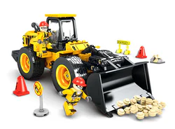 Three-one heavy work: wheel loader