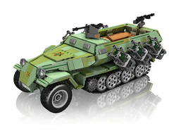 Semi-track armoured vehicles, anti-tank guns