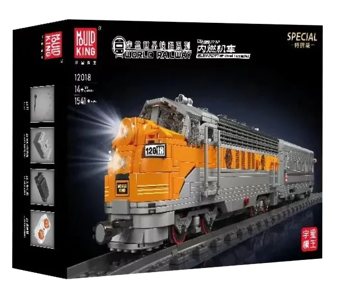 USA EMD F7 WP INNER COMBUSTION VEHICLE 宇星模王 MOULDKING 12018 image 1
