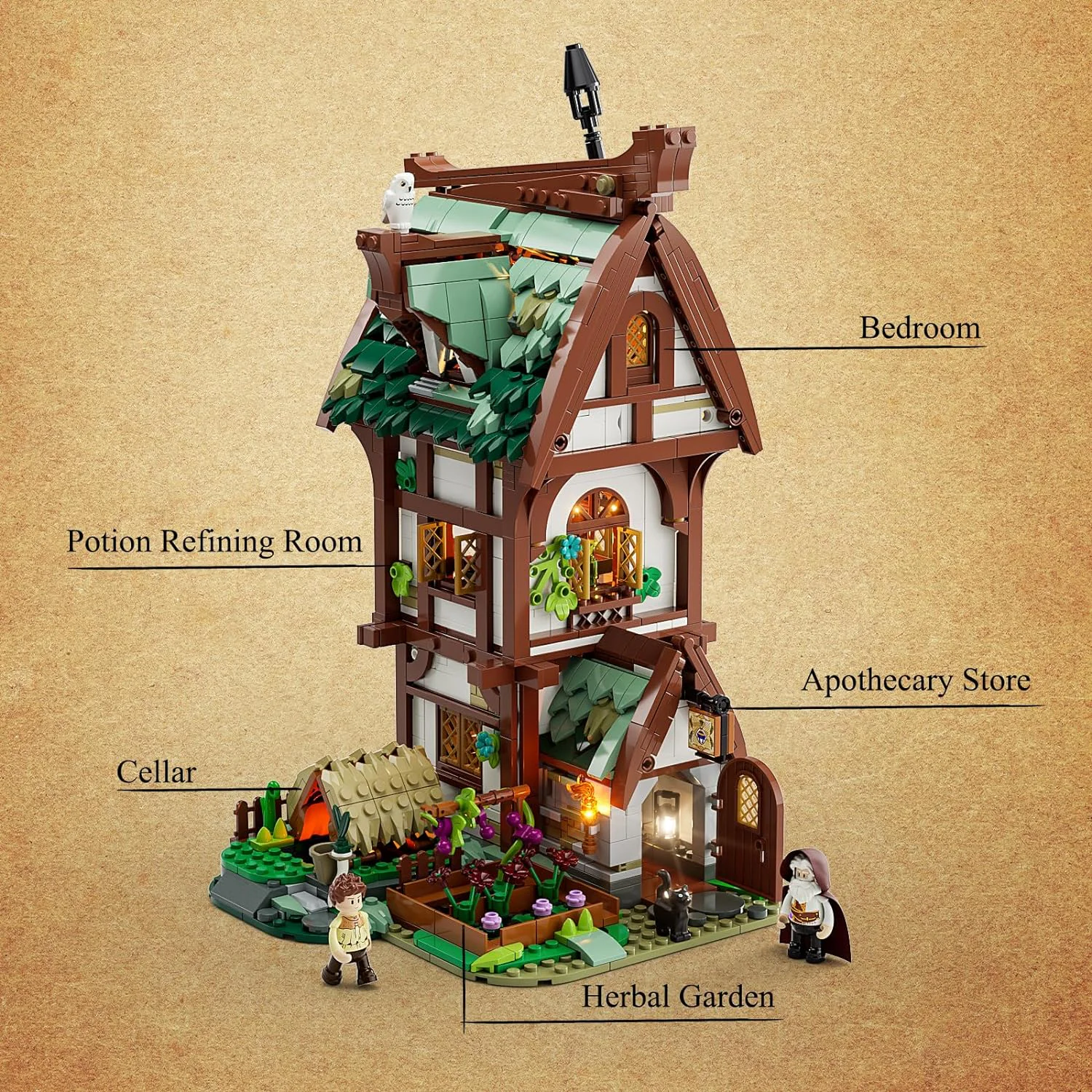 Medieval Pharmacy Amazing Brick F9024 image 2