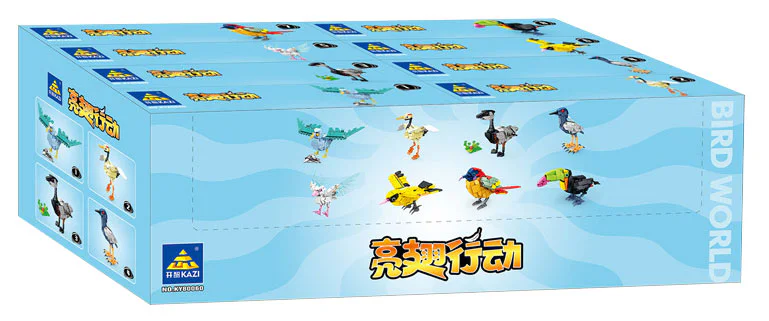 Operation Light-Fight 8 Seagulls, Dan cranes, Bog Goose, Night Worms, Crows, Yellow Wings, Firetail Sunbirds, Big Mouth Birds 开智 KAZI/高博乐 GBL KY80060