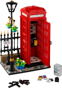 Red London telephone booth