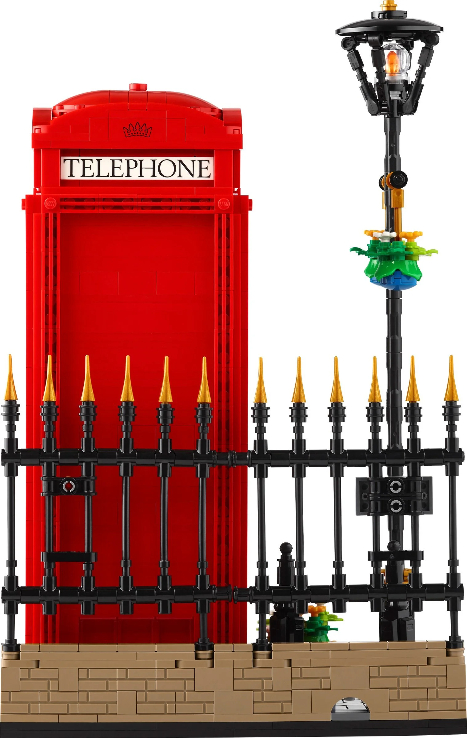 Red London telephone booth 乐高 LEGO 21347 image 2