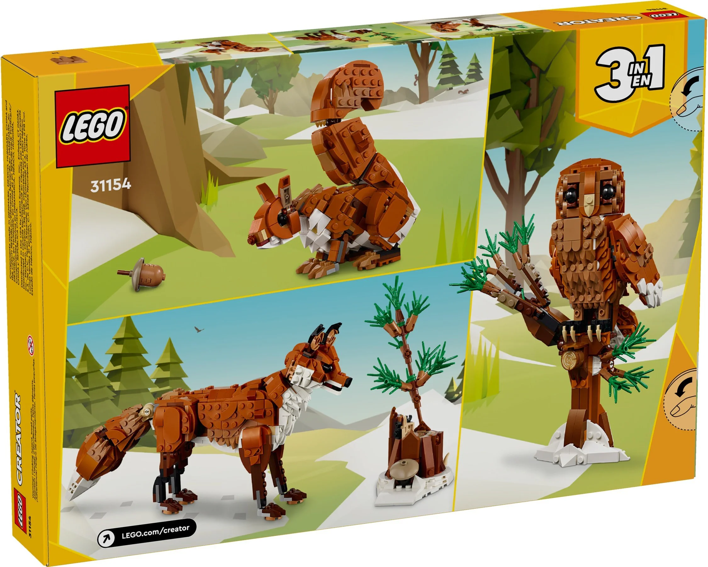 Forest animal: Red fox 乐高 LEGO 31154 image 10