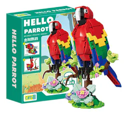 The parrot, the fish, the deer