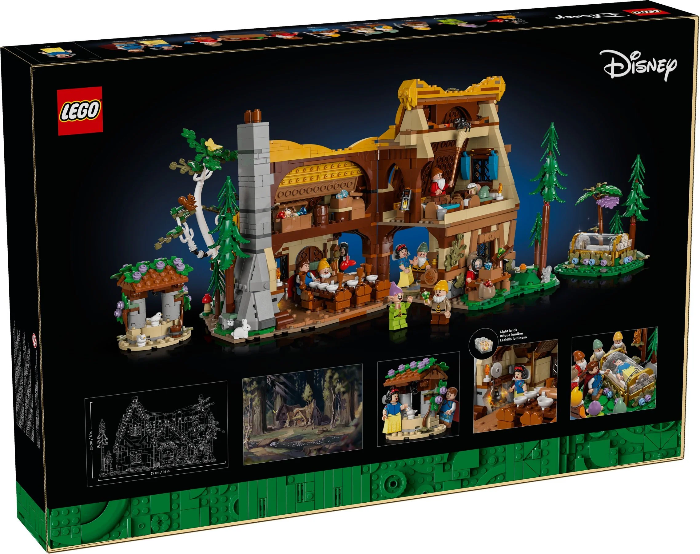 Disney: Snow White and the Seven Dwarf Forest House 乐高 LEGO 43242 image 2