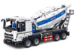 Concrete mixer vehicle