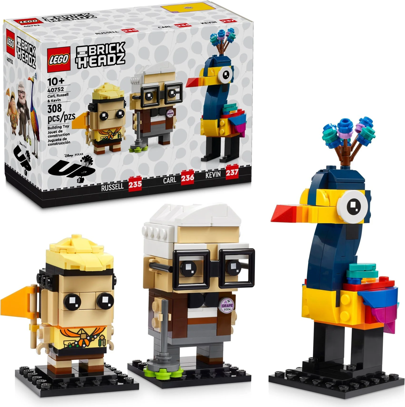 Flying House Travel: Carl, Rowe and Kevin 乐高 LEGO 40752 image 1