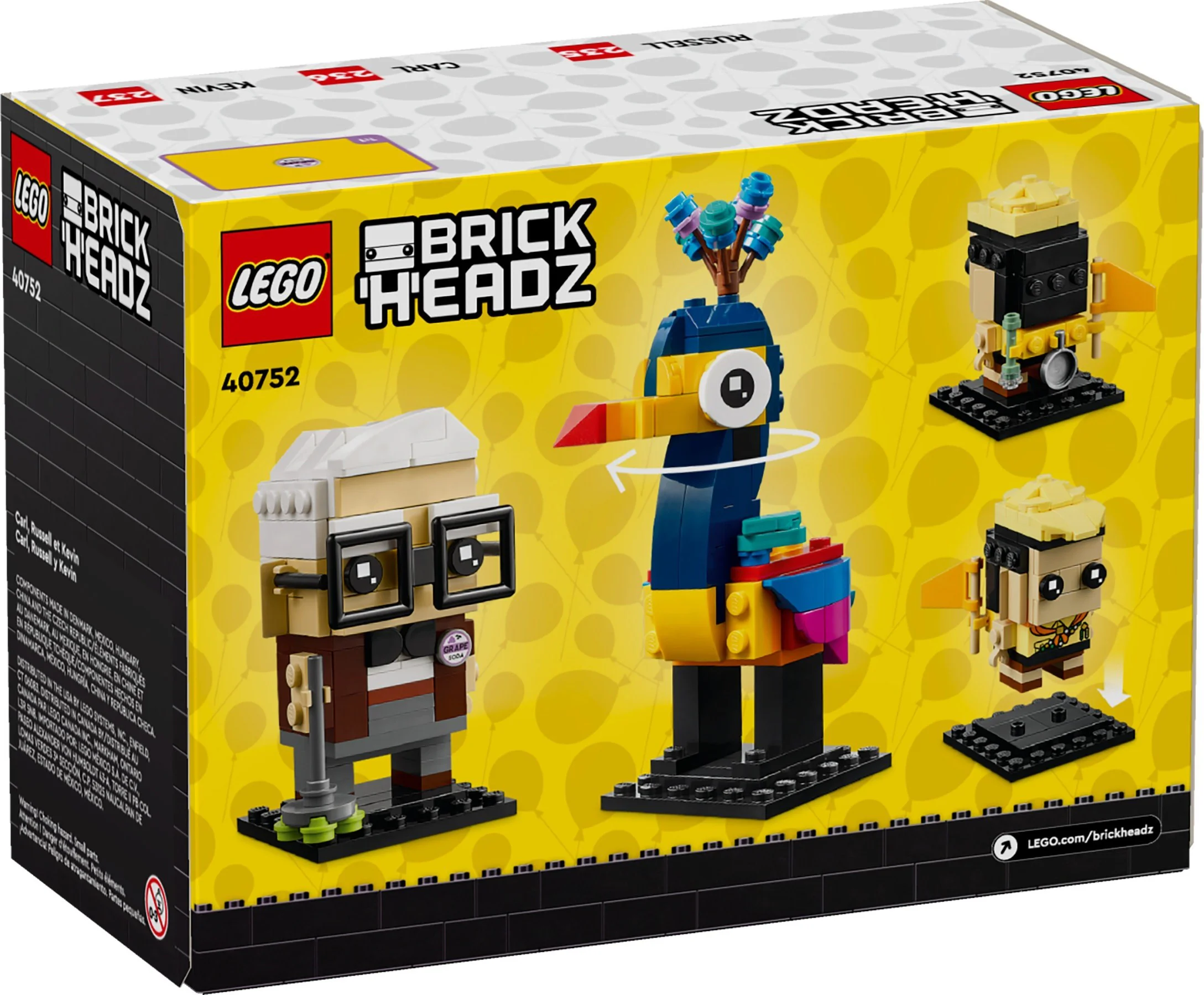 Flying House Travel: Carl, Rowe and Kevin 乐高 LEGO 40752 image 2