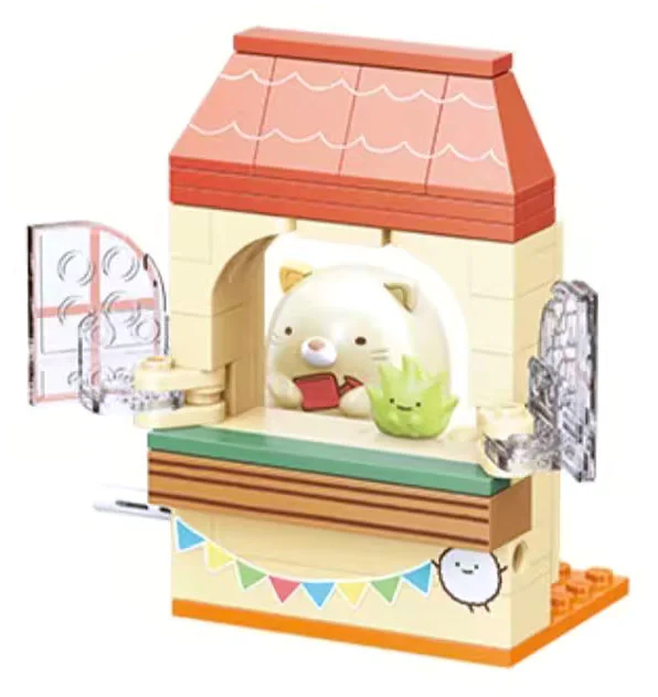 Little partner in the corner. Little window table in the corner: Cat's window table 启蒙 QMAN/ENLIGHTEN/Keeppley K21204