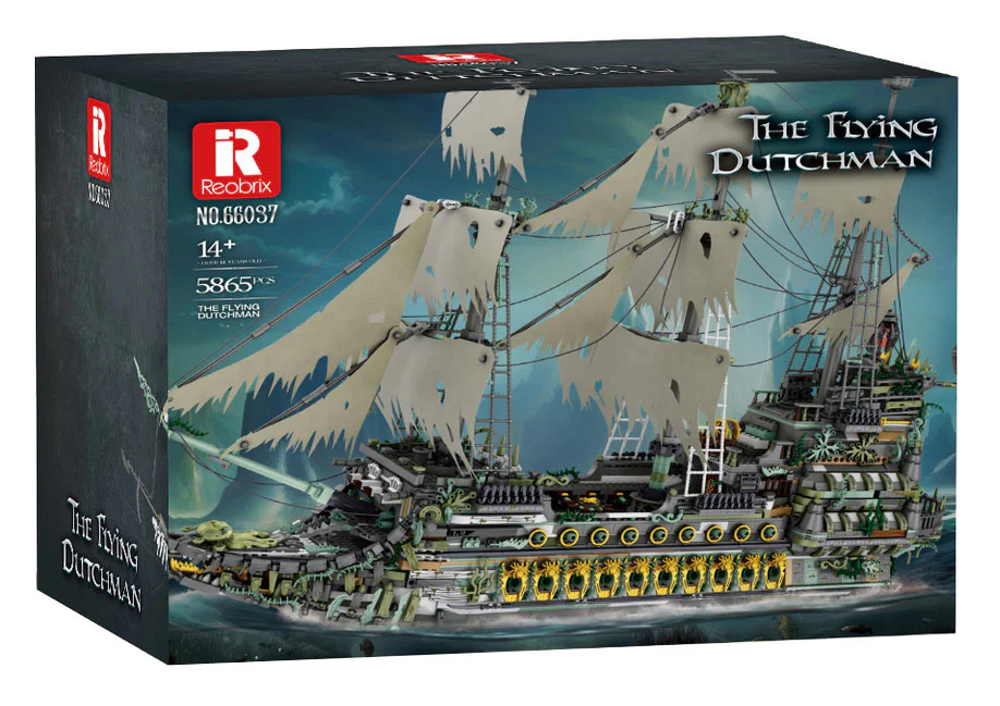 The flying Dutch pirate ship 臻砖科技 Reobrix 66037 image 1