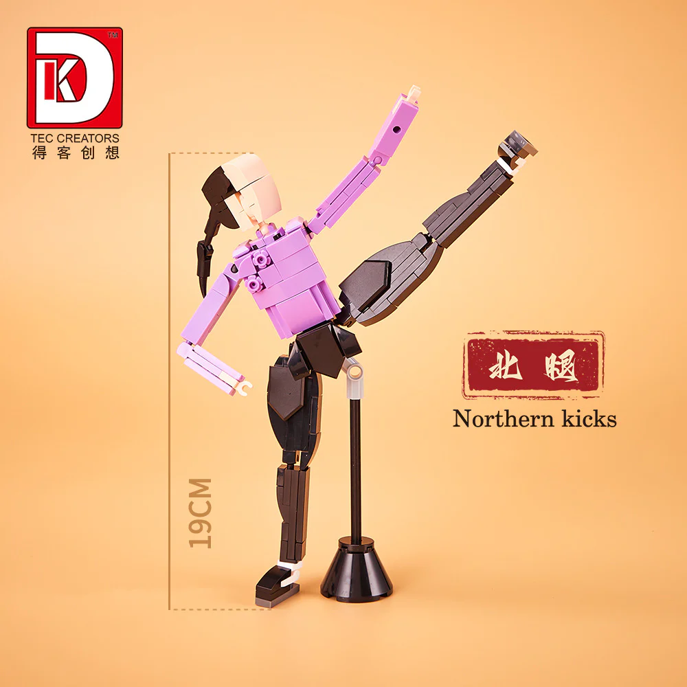 Kung Fu in the East: North Leg, Sword Zephyr, Wong Fei-hung, Li Xiaolong, Shaolin Monk, Ip Man 得客创想 DK 5026 image 3