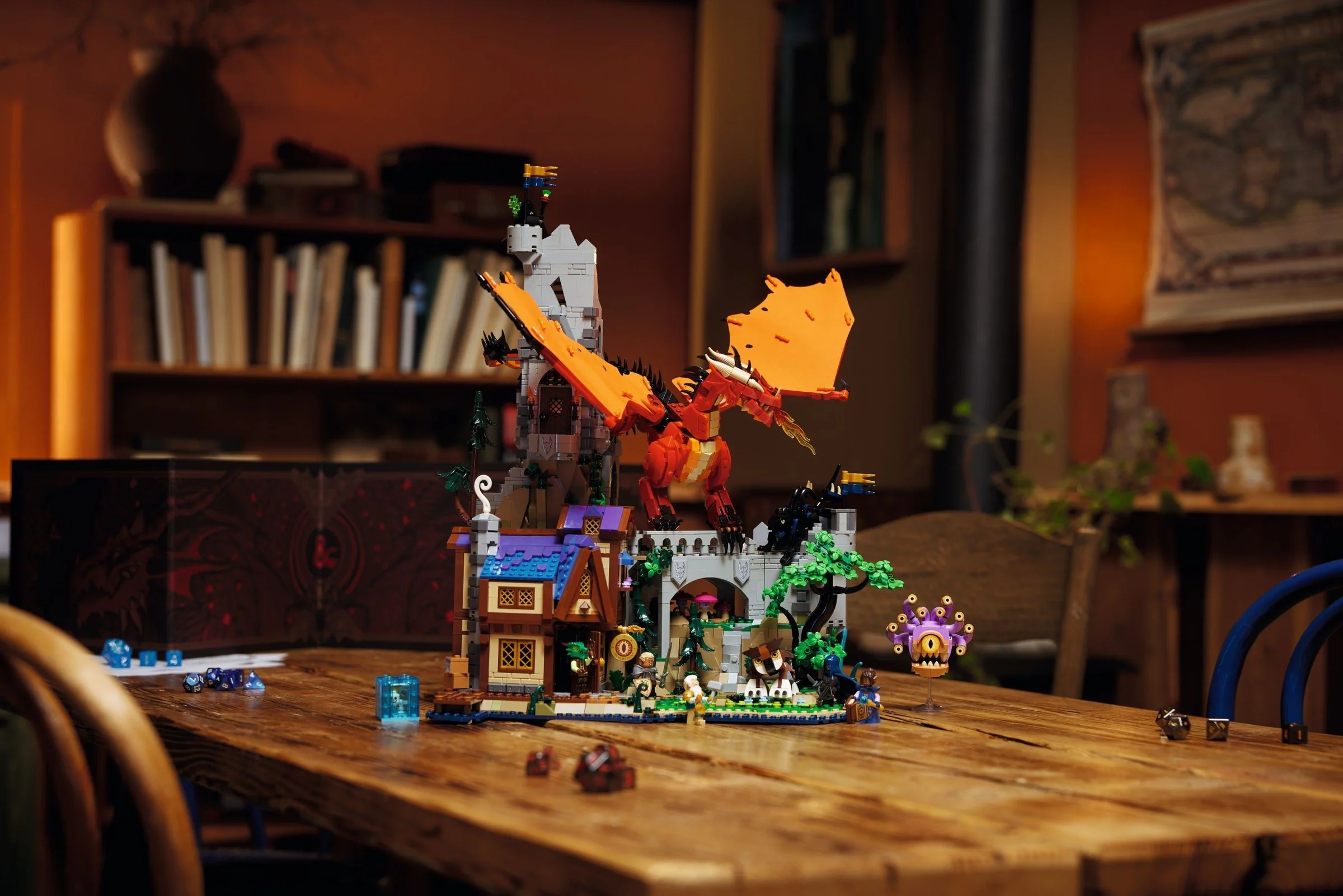 Dragons and Underground City: Red Dragon Legend 乐高 LEGO 21348 image 12