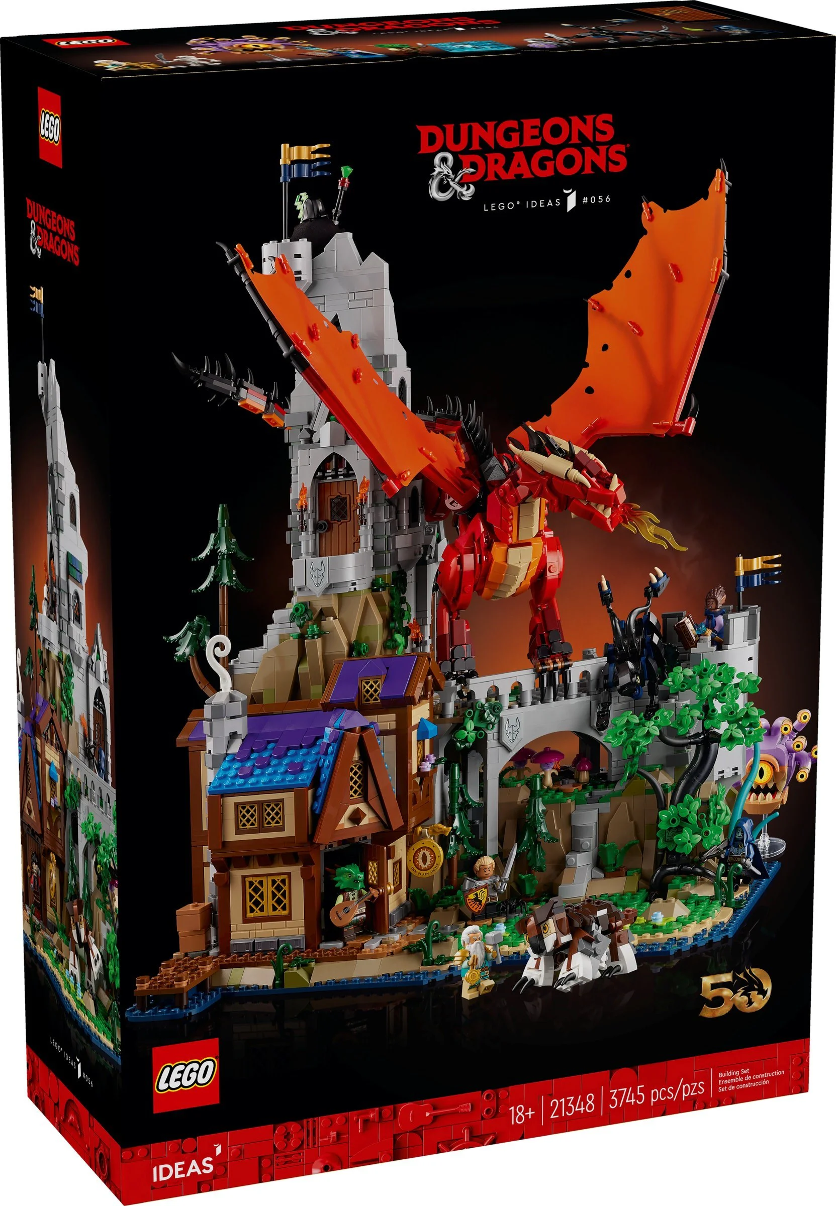 Dragons and Underground City: Red Dragon Legend 乐高 LEGO 21348 image 13