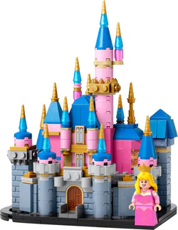 Mini Disney sleeps in the beauty castle