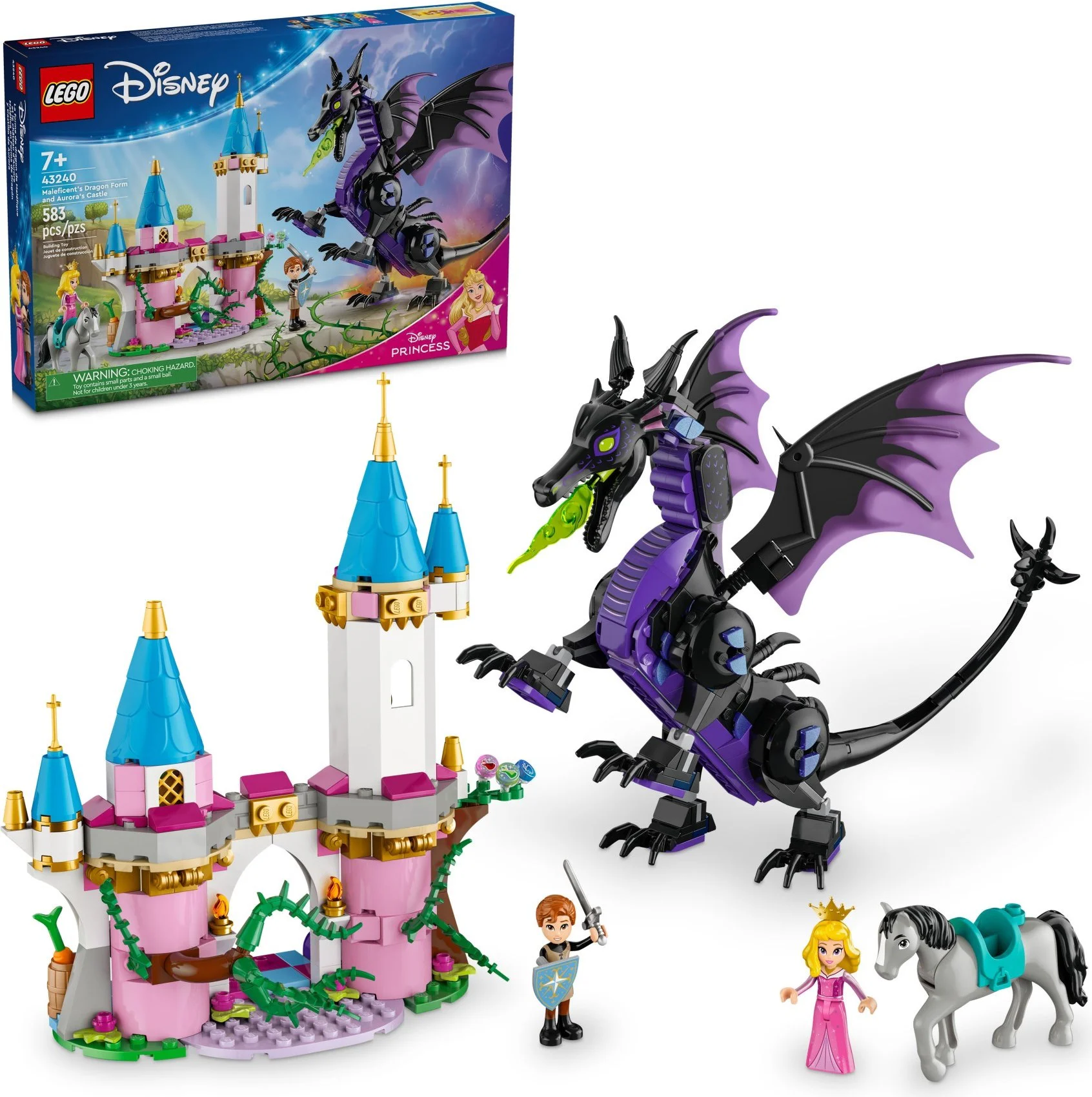 Sleeping Beauty: Marlin Fison turned into a dragon 乐高 LEGO 43240 image 1