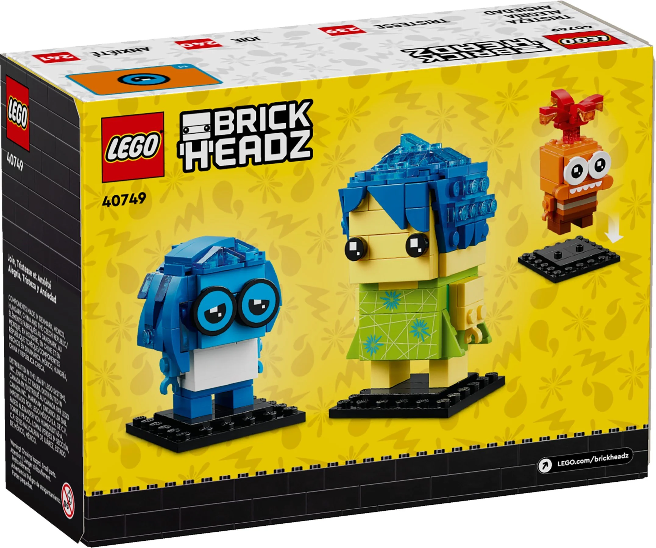 Special Agent 2: Happy, Worry and Fright 乐高 LEGO 40749 image 2
