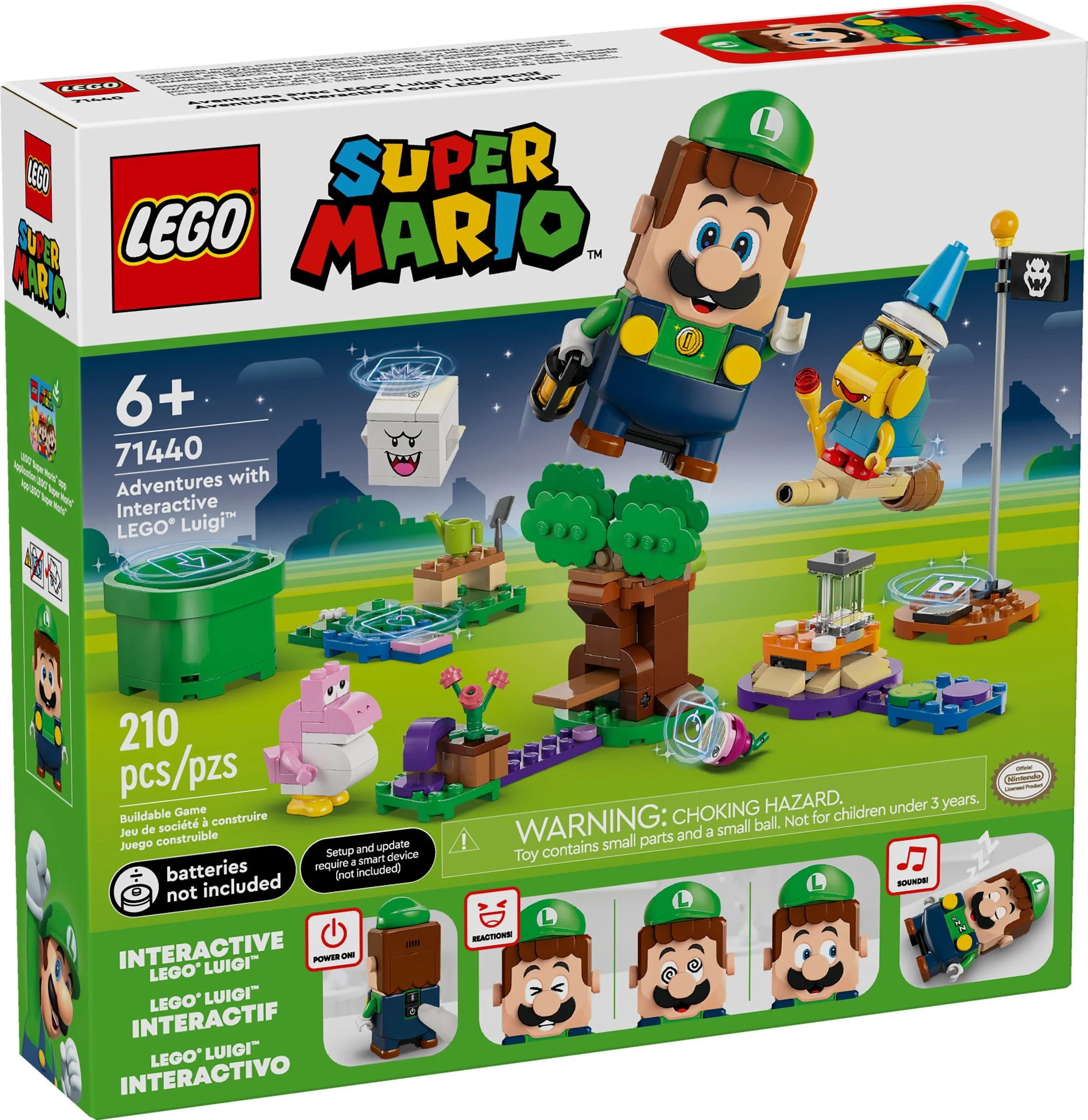 With Lego Luigi 乐高 LEGO 71440