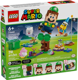 With Lego Luigi