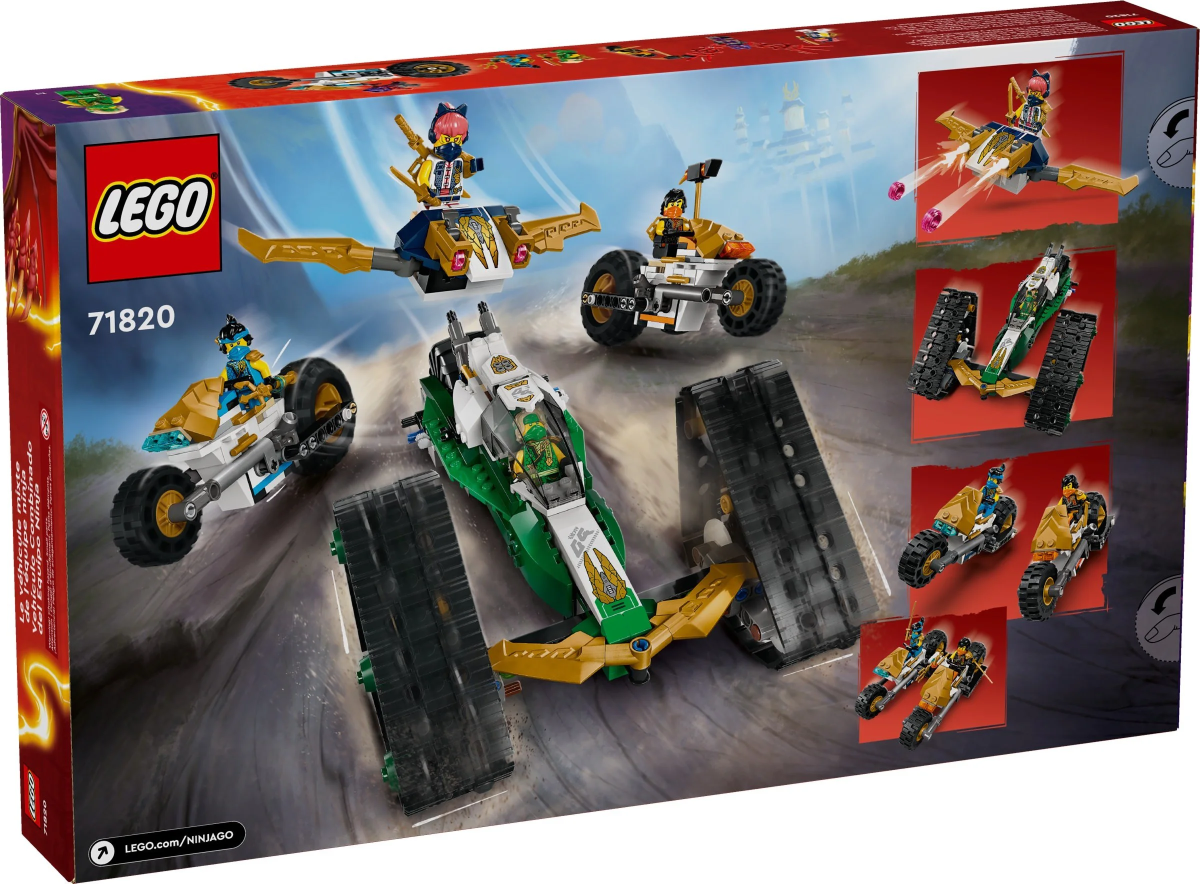 The ninja team's got a chariot 乐高 LEGO 71820 image 2