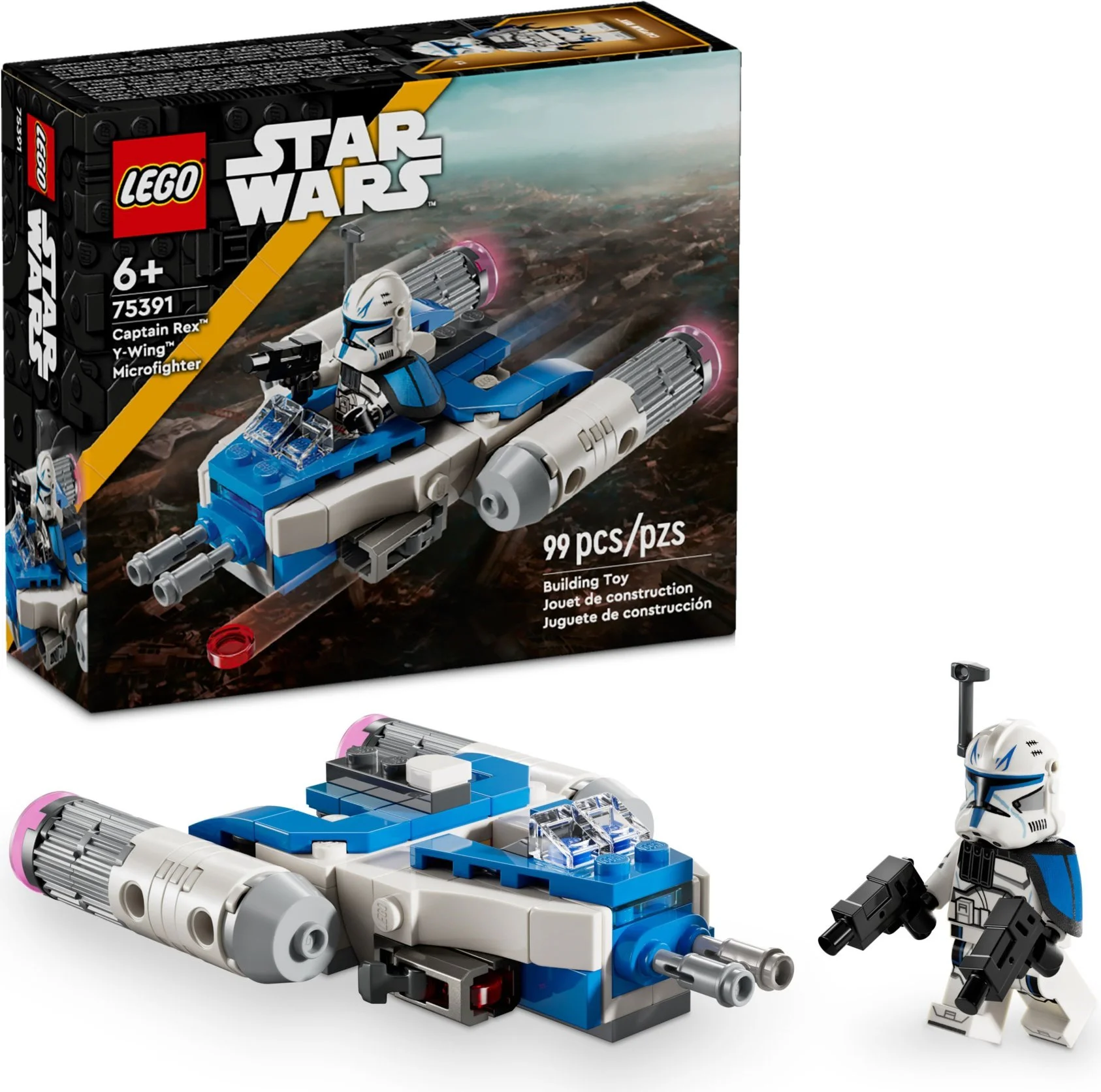 CAPTAIN REX, Y-WING MINI-PLANE 乐高 LEGO 75391 image 1