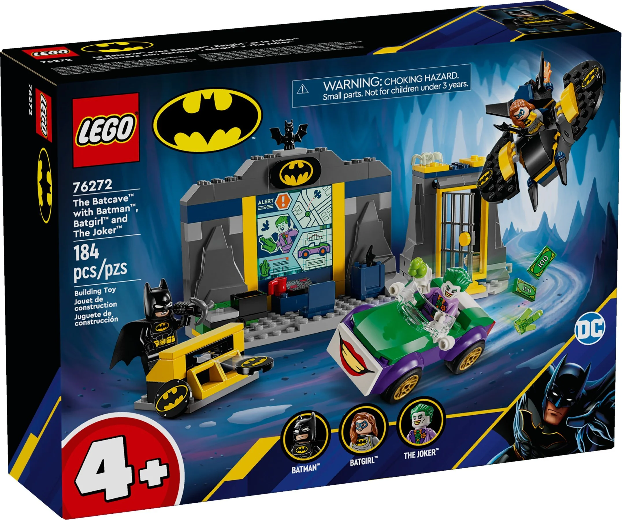 Batman, Bat Woman and Clown Battle Bat Cave 乐高 LEGO 76272 image 1