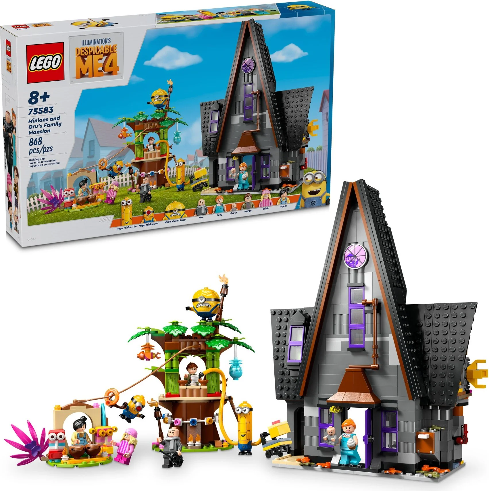 God steals Dad 4: Little Yellow Man and Gru's mansion 乐高 LEGO 75583 image 6