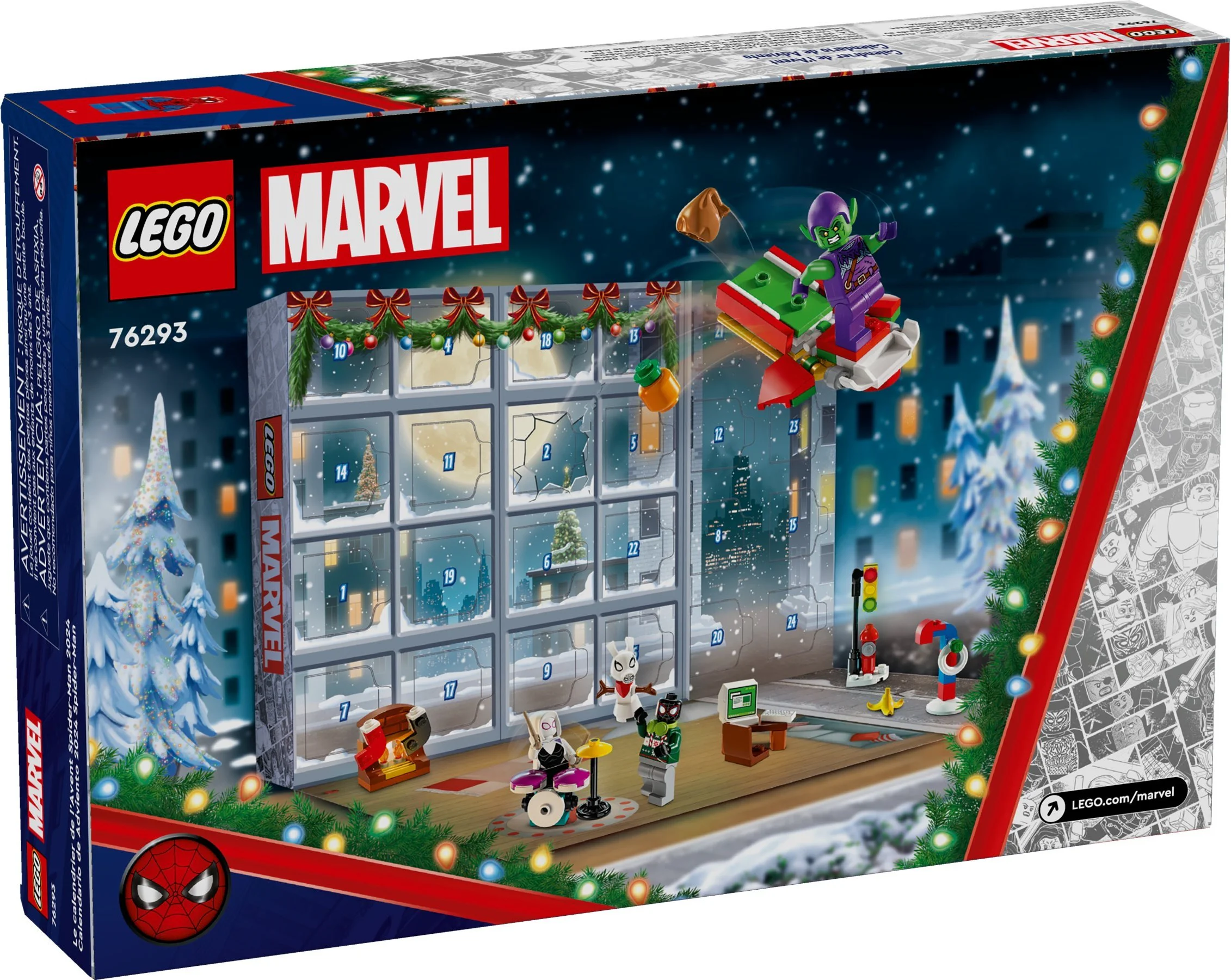 Spider-Man, 2024 Christmas countdown calendar 乐高 LEGO 76293 image 2