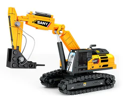 Three-thousand heavy work: disassembly excavators