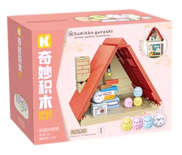 ♪ Little corner mates, little house: pink attic ♪ 启蒙 QMAN/ENLIGHTEN/Keeppley K21211 image 2