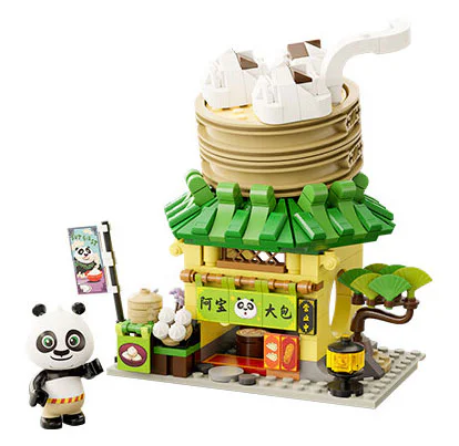 Kung Fu Panda Mini-Street View: Po Packing House 拼奇积木 Pantasy 86505