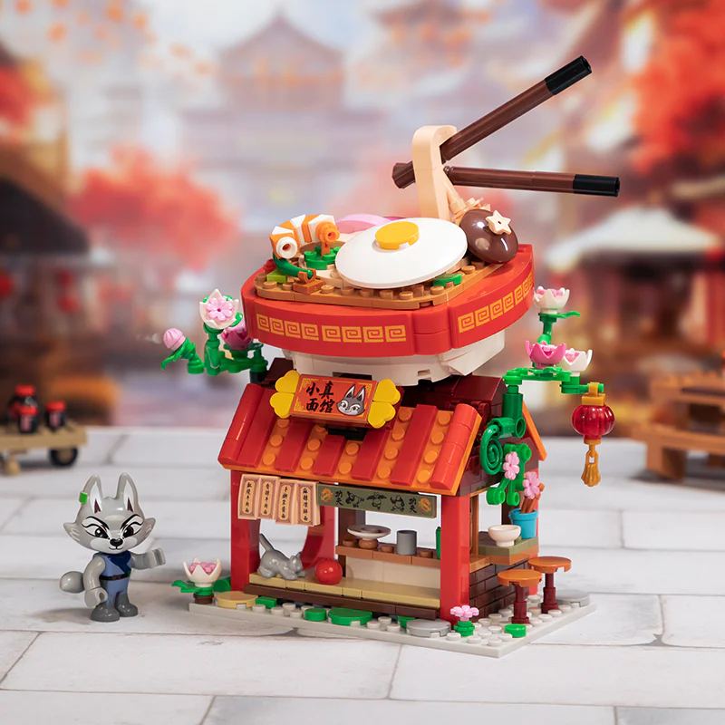 Kung Fu Panda Mini Street View: Little Real Noodles 拼奇积木 Pantasy 86506 image 1