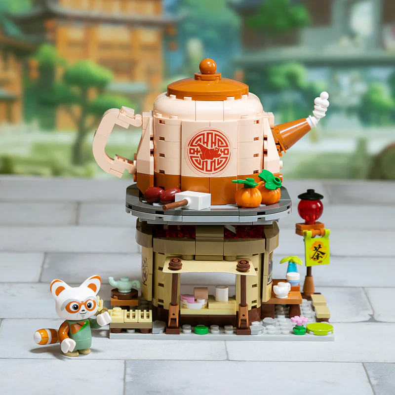 Kung Fu Panda Mini Street View: Master's Tea Shop 拼奇积木 Pantasy 86507 image 1