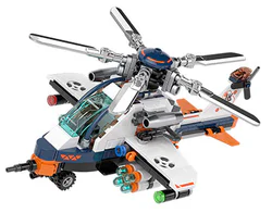 Field rivalry: hyperpulsive helicopters