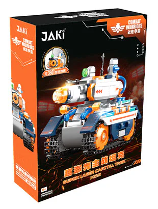 Field rivalry: super-laser main tank 佳奇积木 JAKI JK8560 image 1