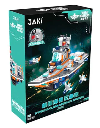 Field battle: Super-nuclear carrier 佳奇积木 JAKI JK8562 image 1