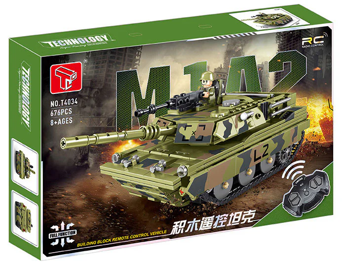M1A2 REMOTE CONTROL TANK 泰高乐 T4034 image 1
