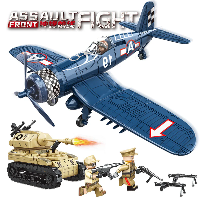 FRONT LINES: GERMAN WALRUS TANKS, AMERICAN F4U PIRATE FIGHTERS 美联 98304