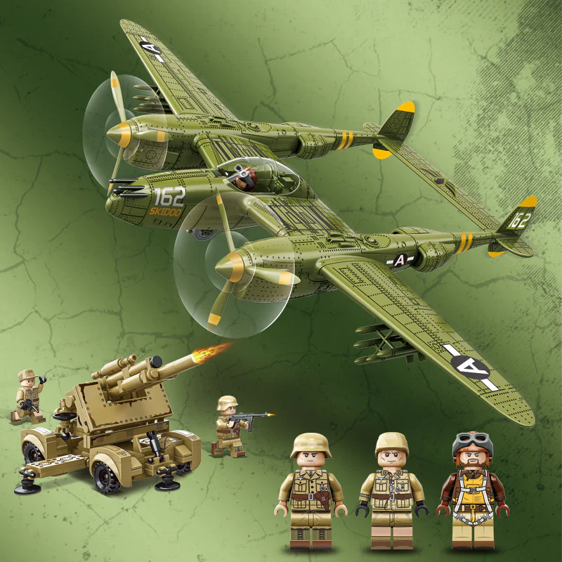 GERMAN 88 MM ANTI-AIRCRAFT GUN, UNITED STATES MILITARY P-38 美联 98301 image 2