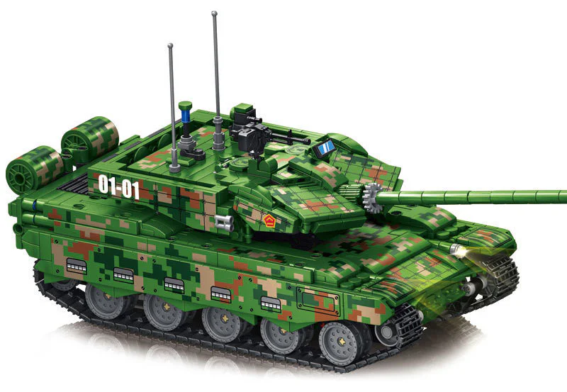 99A REMOTE CONTROL TANK 乐毅积木 66035 image 2