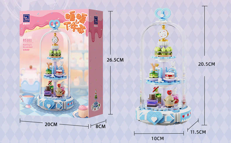 Hot afternoon tea: Wonderland roaming 拼奇积木 Pantasy 85101 image 1