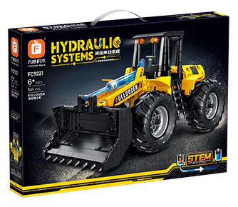 Hydraulic bulldozers 方橙积木 Forange FC9221 image 1