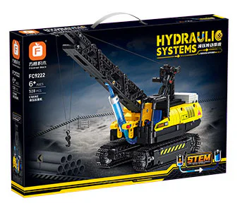 Hydraulic crane 方橙积木 Forange FC9222 image 1