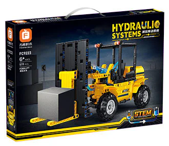 Forklift, hydraulics 方橙积木 Forange FC9223 image 1