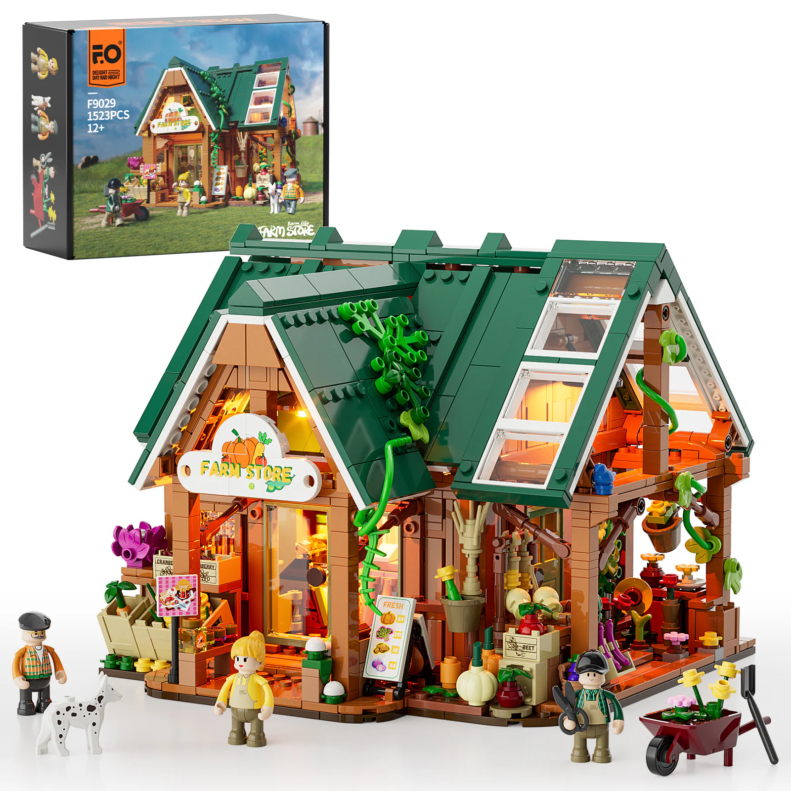 Life on the farm: agricultural stores Amazing Brick F9029