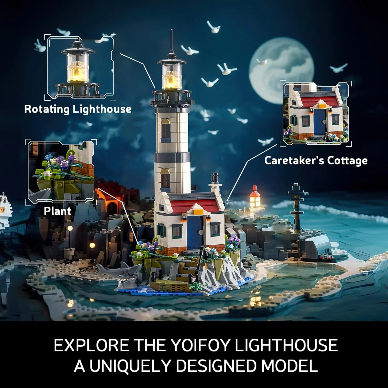 Lighthouse, shrimp boat 无牌 92207 image 2