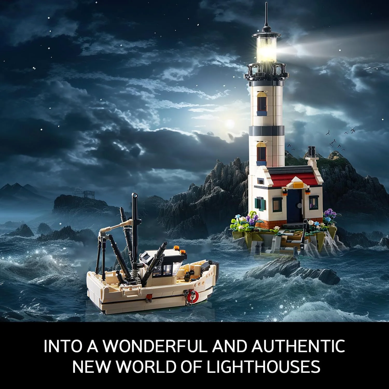 Lighthouse, shrimp boat 无牌 92207 image 4