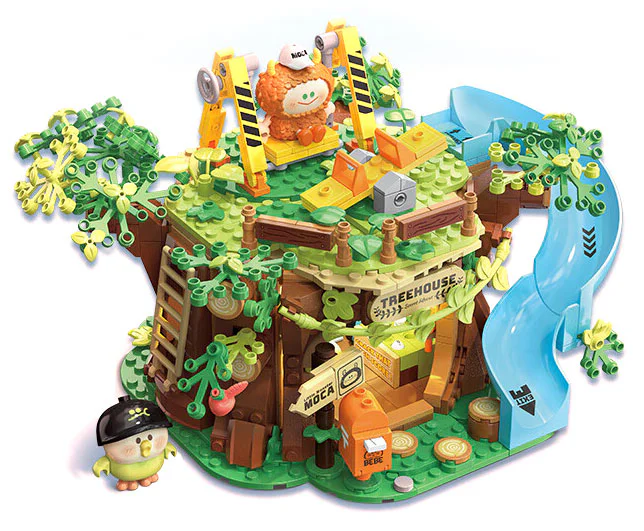 BEBE SUBURBS: TREE HOLE GARDEN TOP TOY TC2026