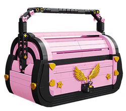 Pink handbag